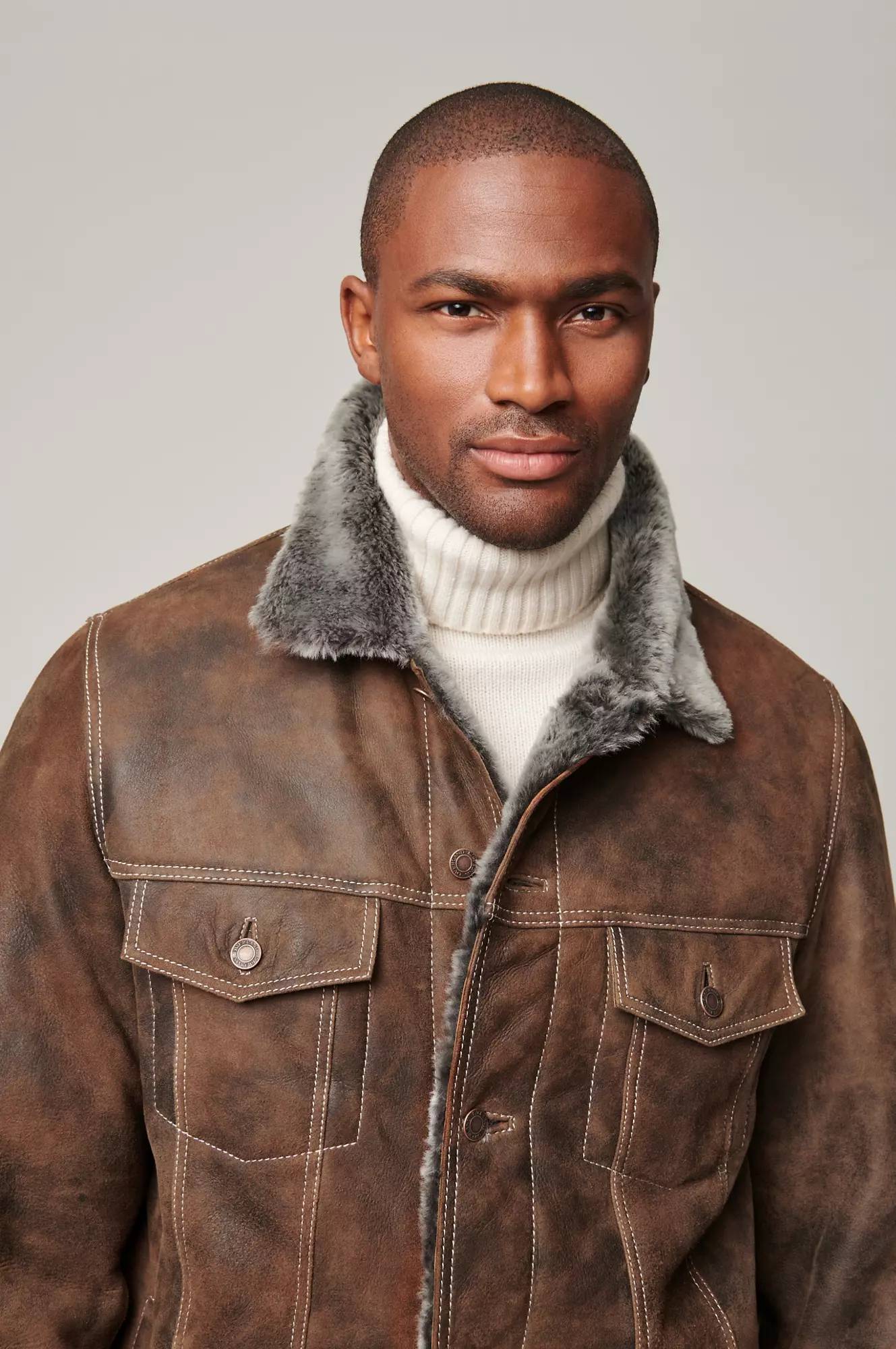 Gabriel Shearling Sheepskin Jacket Leatherings