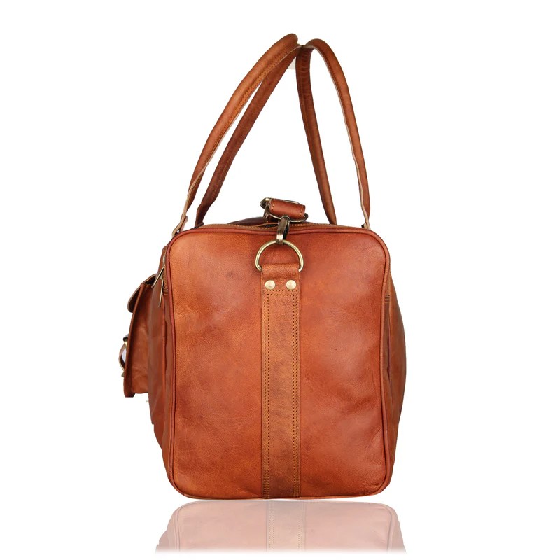 Handmade Leather Overnight Duffle Bag Leather Native