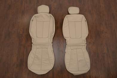2007-2009 Hyundai Santa Fe Leather Kit Ivory Leather Seat Covers