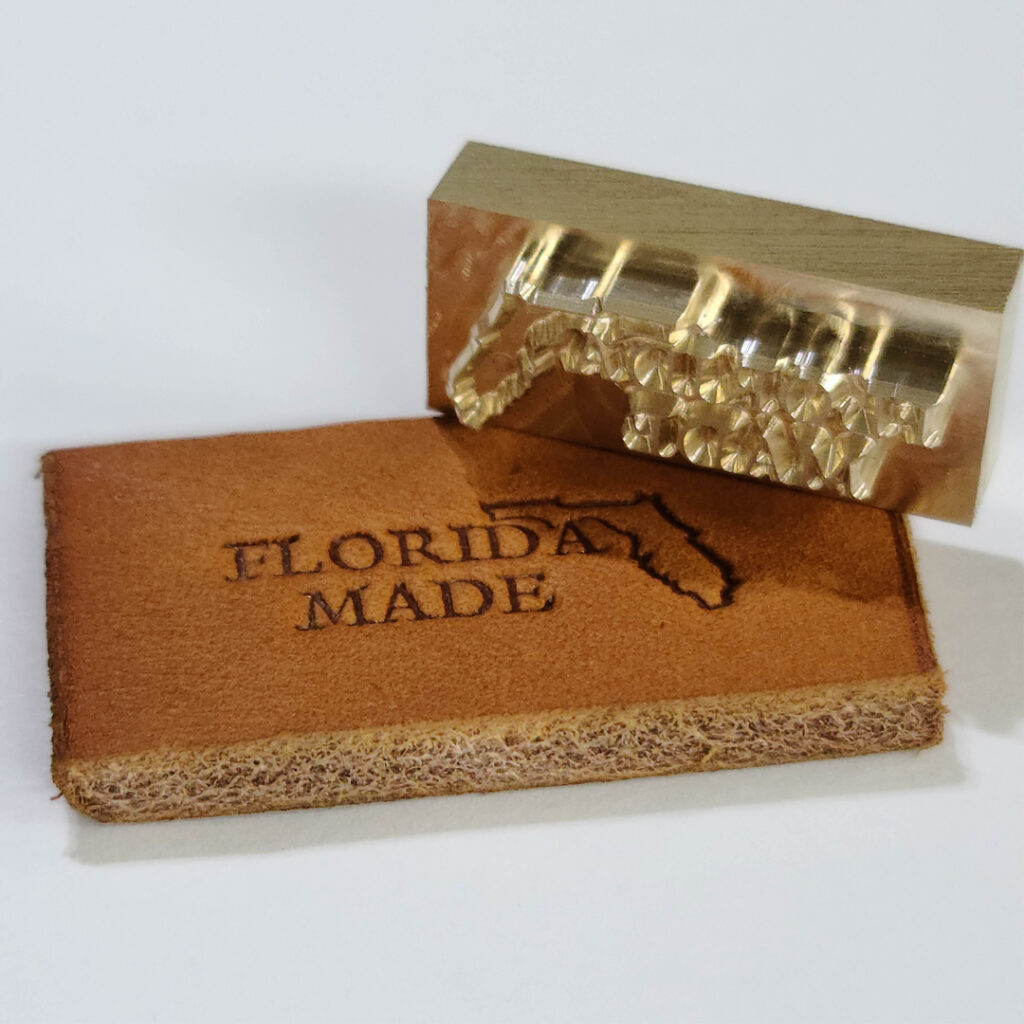 Florida Made Stamp Leather Stamp Maker