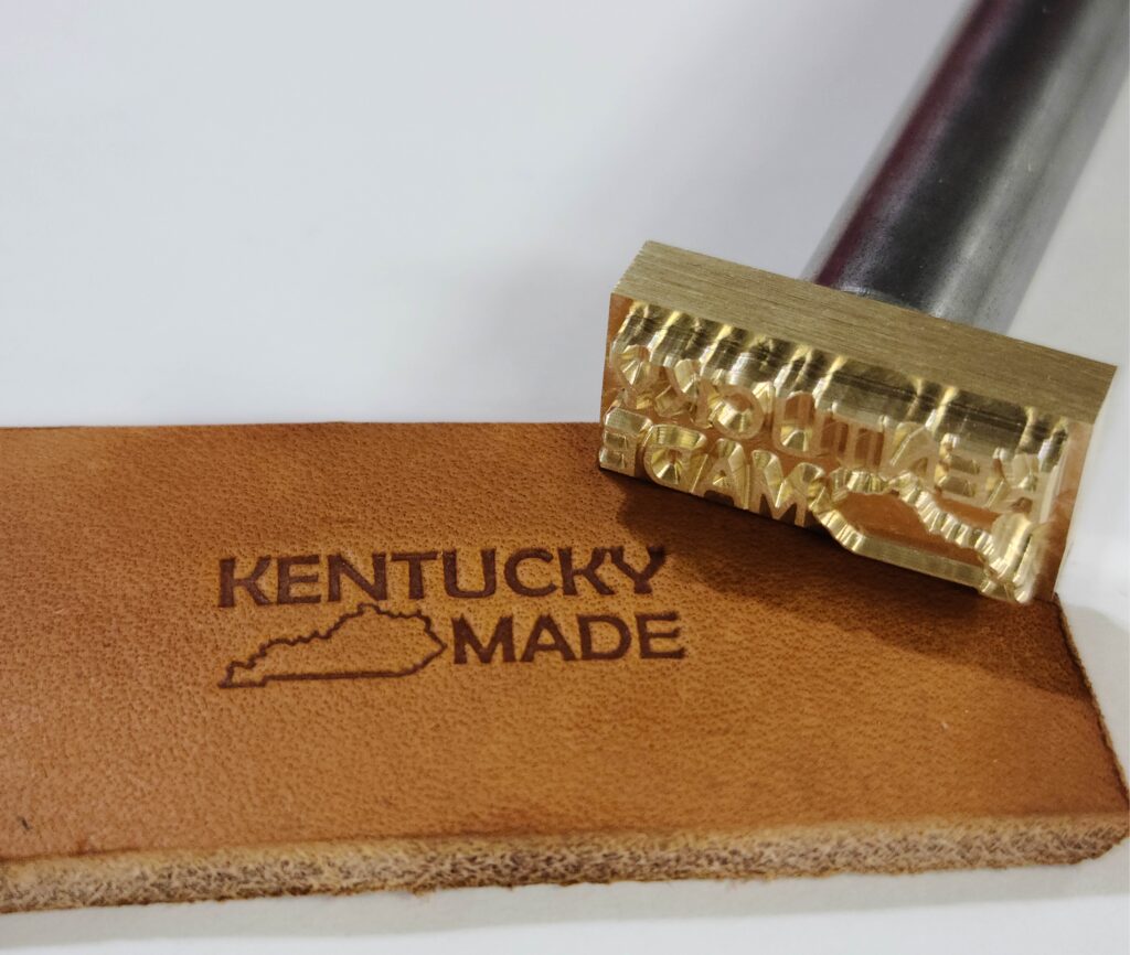 Kentucky Made Stamp Leather Stamp Maker