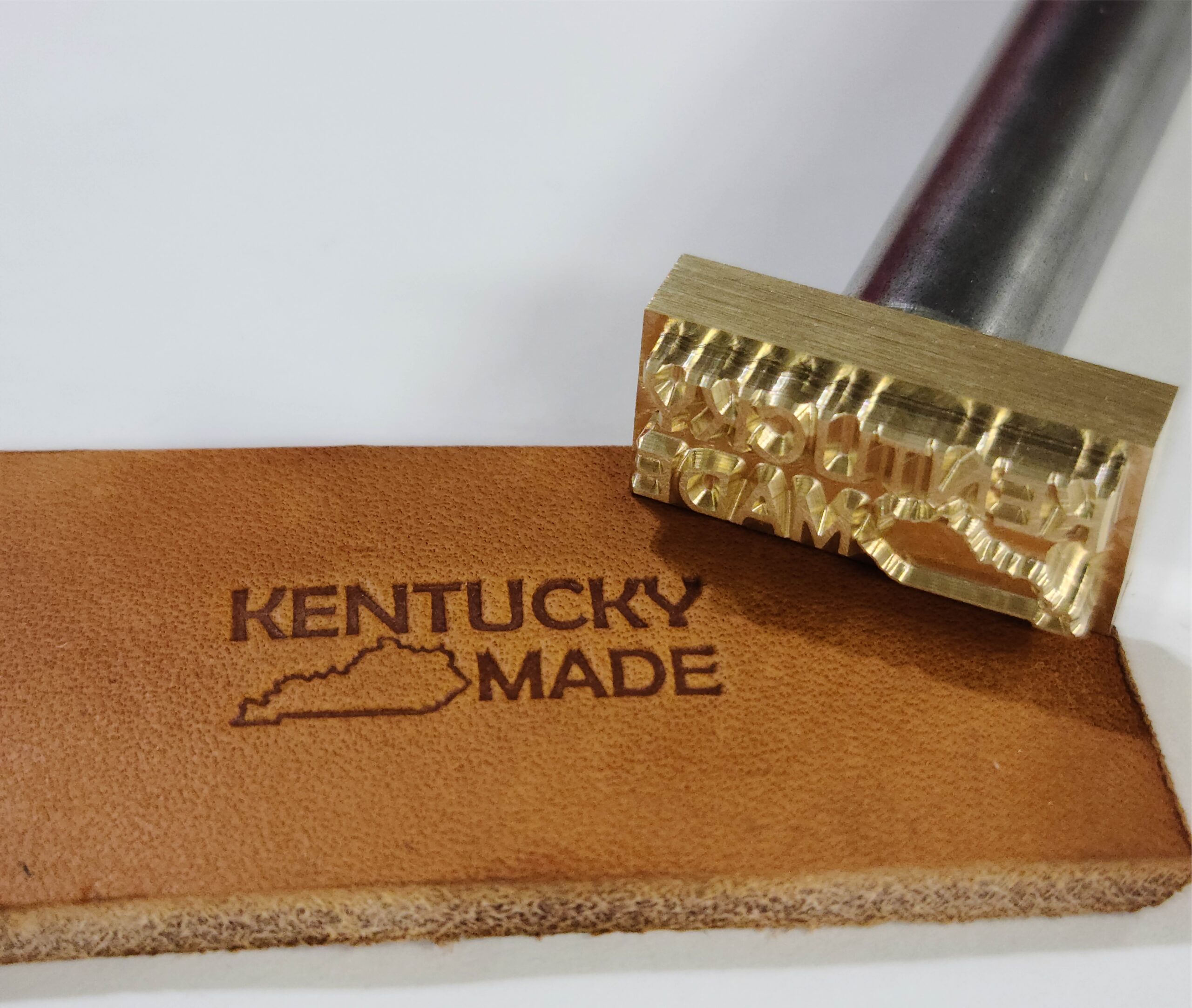 Kentucky Made Stamp Leather Stamp Maker