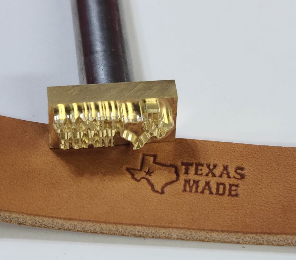 Texas Made Leather Stamp Leather Stamp Maker