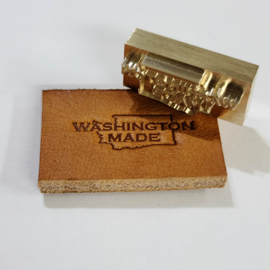 Washington Made Stamp Leather Stamp Maker