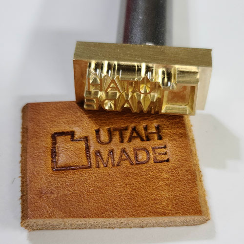 Utah Made Stamp Leather Stamp Maker