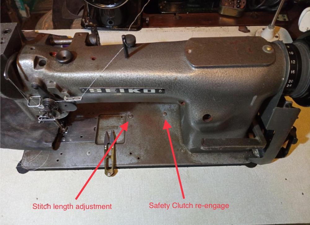 Seiko STW8B Stitch Length Adjustment Leather Sewing Machines