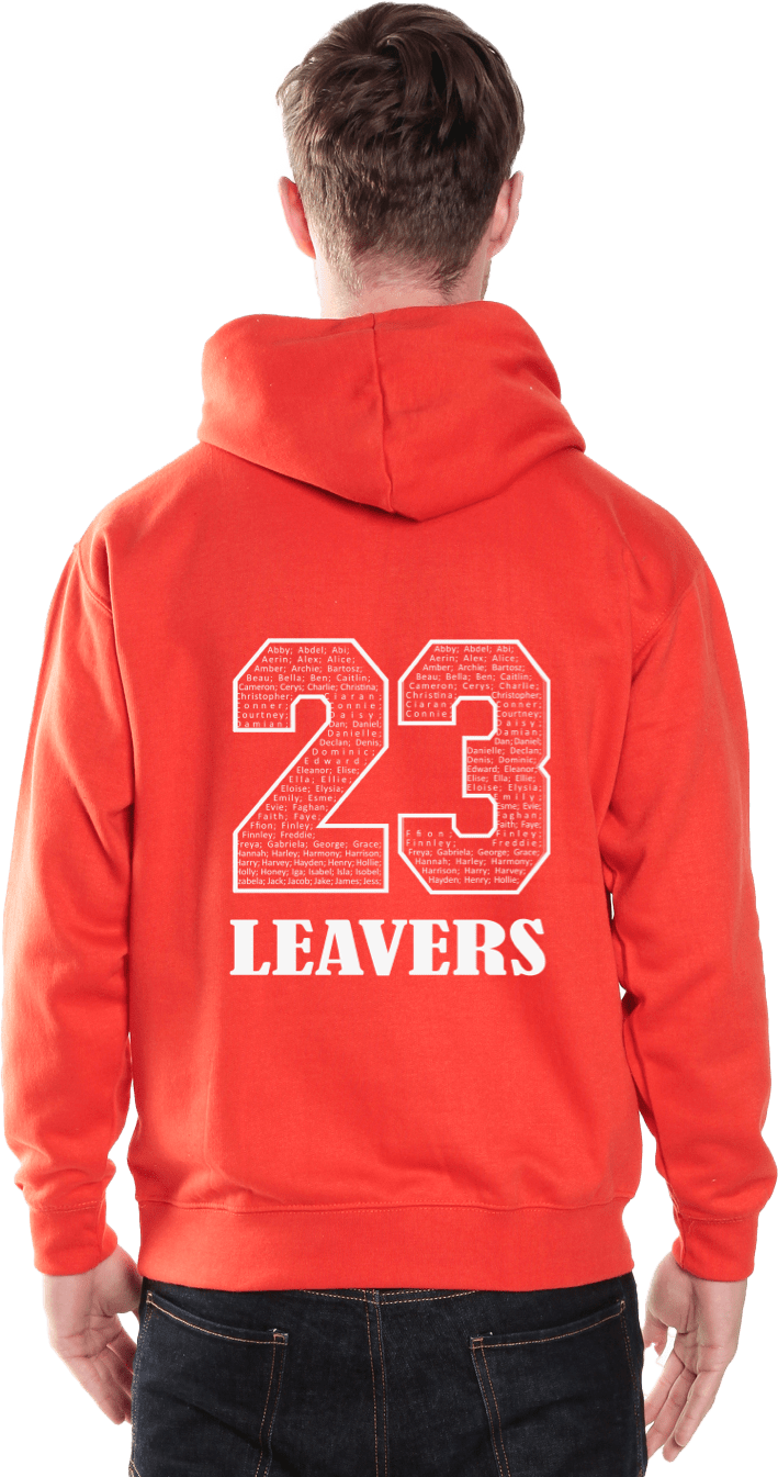 Customised School Leavers Hoodies