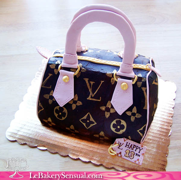 Louis Vuitton purse cake le' Bakery Sensual