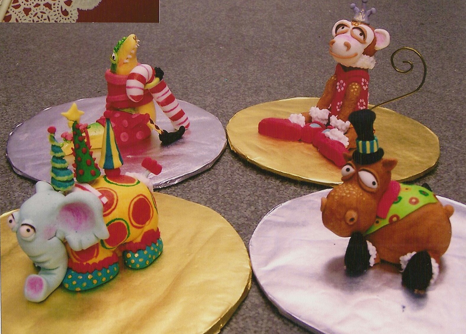 Marzipan christmas decorations le' Bakery Sensual