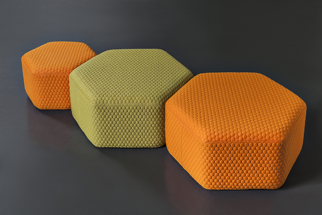 Hexagon Outdoor Stool & Poufs Lebello Outdoor Furniture