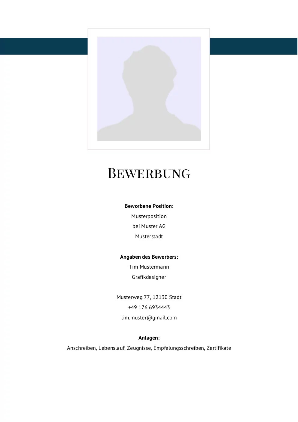Bewerbungsmuster Finanzberater Lebenslauf Designs