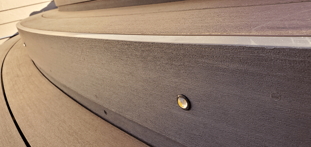 Curved Decking Heat Bending Composite Decking I LeBlanc Decks