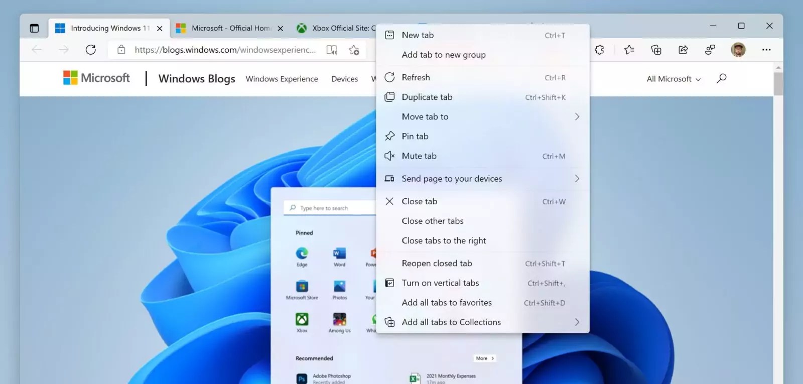 Windows 11 le nouveau design de Microsoft Edge se dévoile LCDG