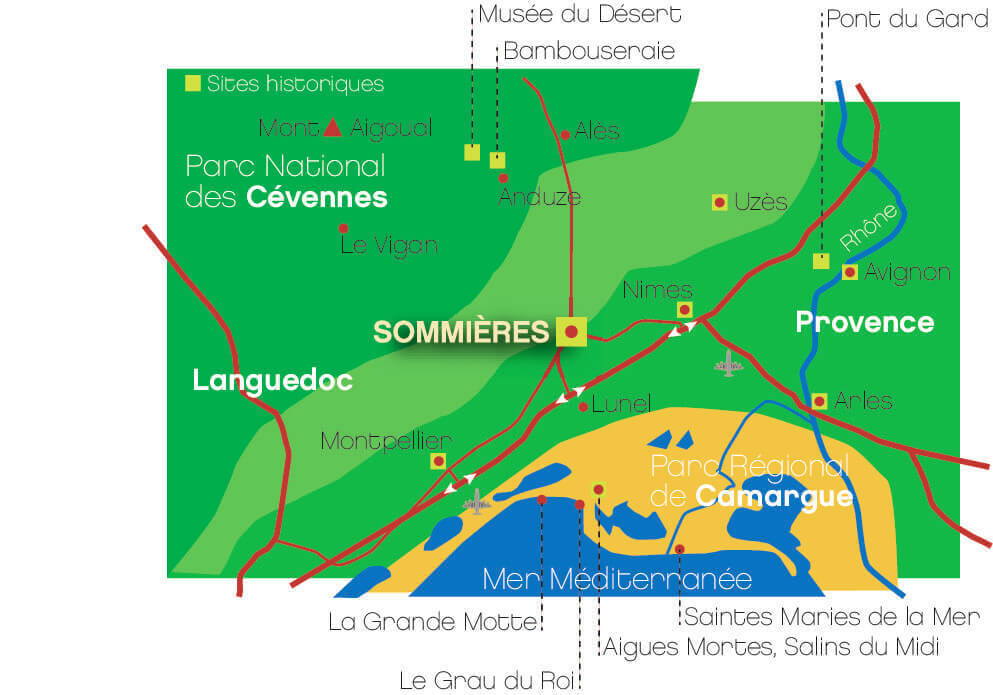 Les Points Forts De "Carte Sommieres Et Alentours" Nous trouver Éthic Étapes Le Cart Sommières