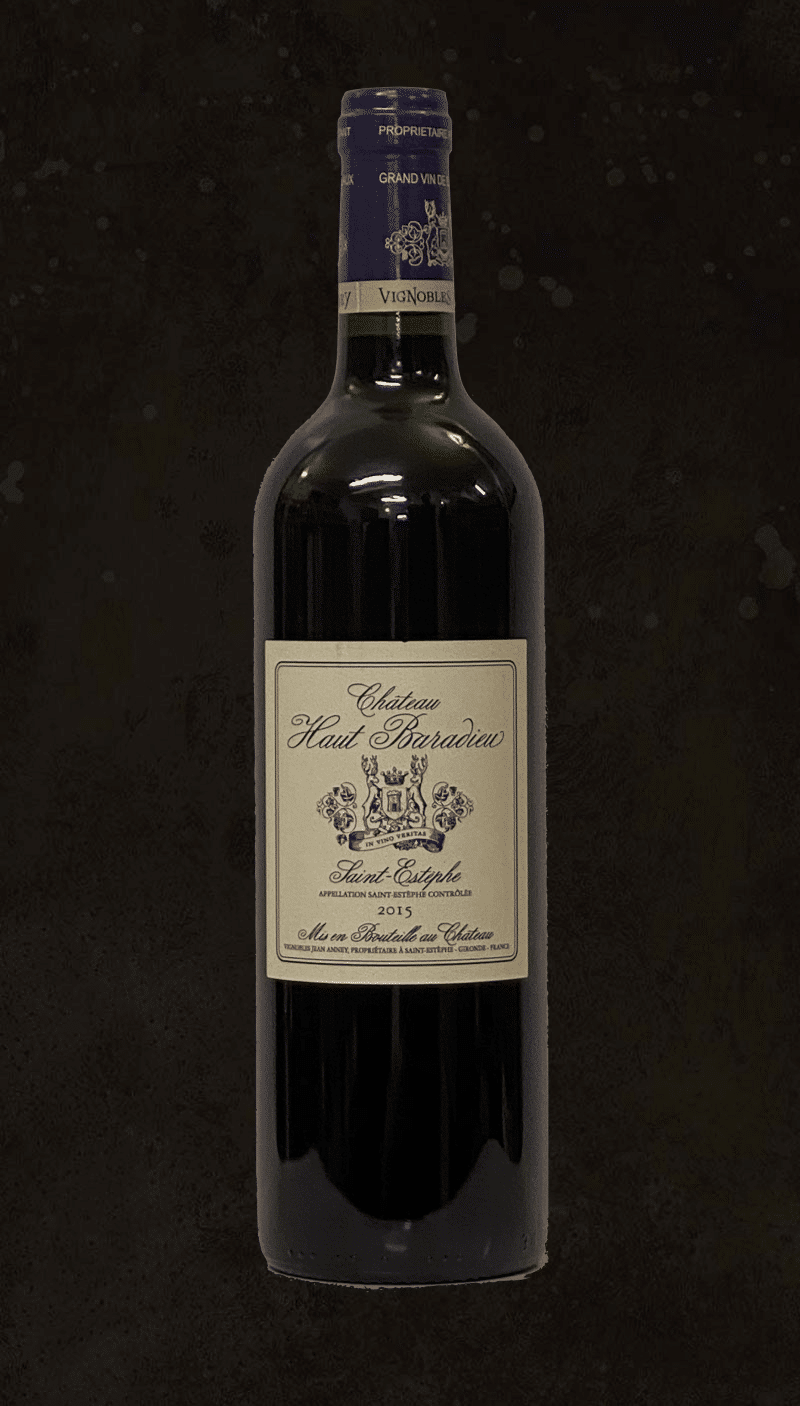Saint Estèphe Château Haut Baradieu 2015 Le Cellier des Vignerons