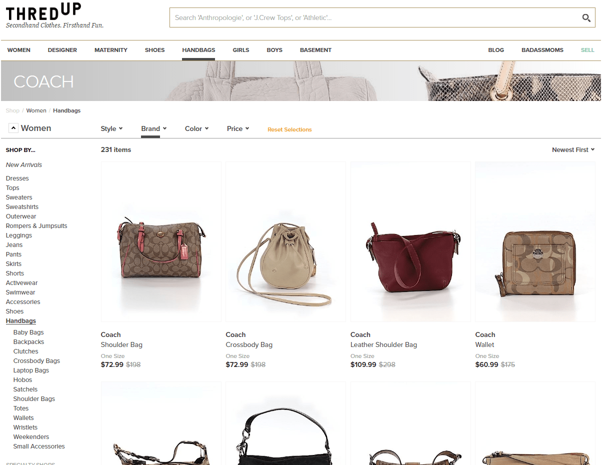 ThredUp Review Getting consignment items online easily, cheaply