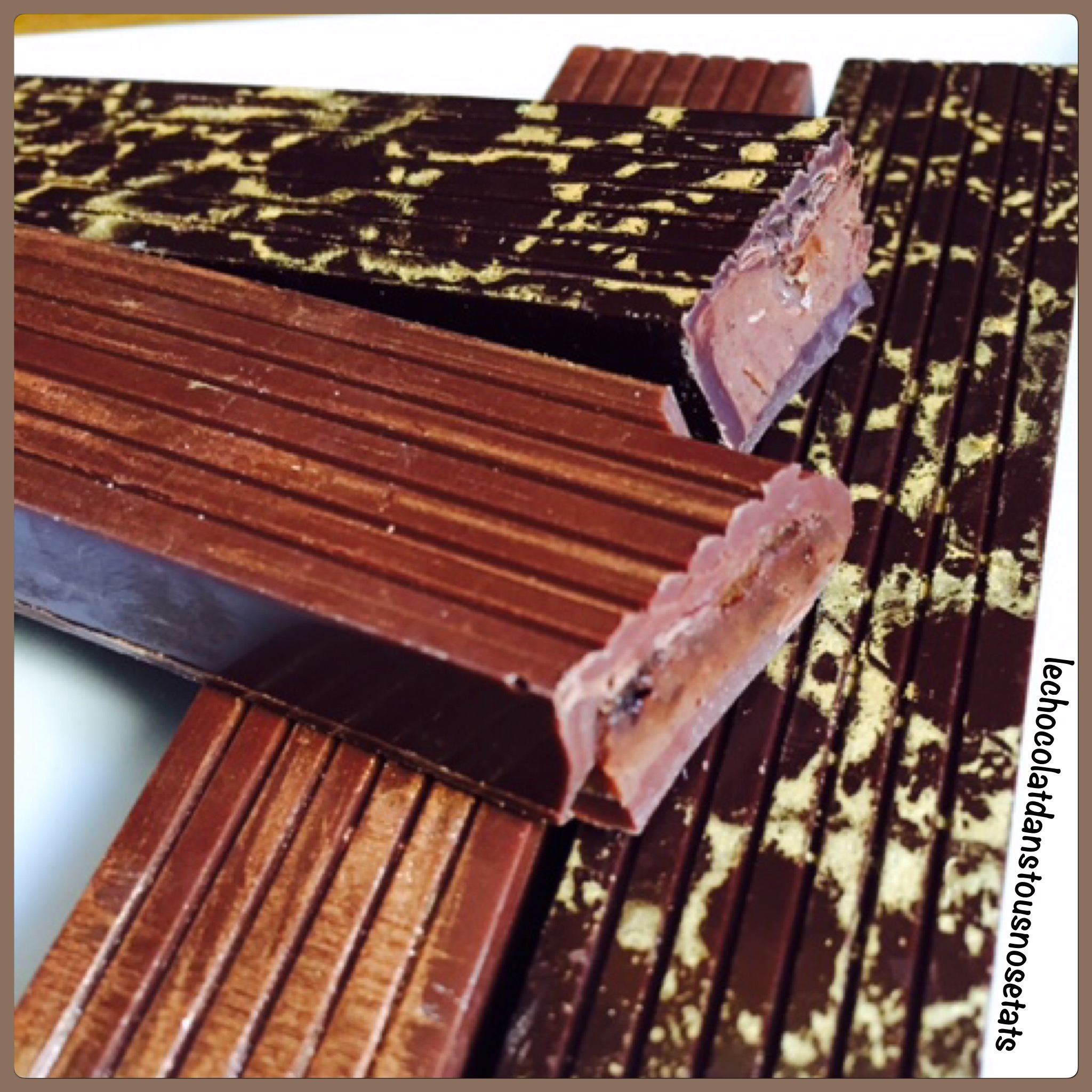 Les barrettes de Luc, Pâtisserie EUGENE, Paris Le Chocolat dans tous