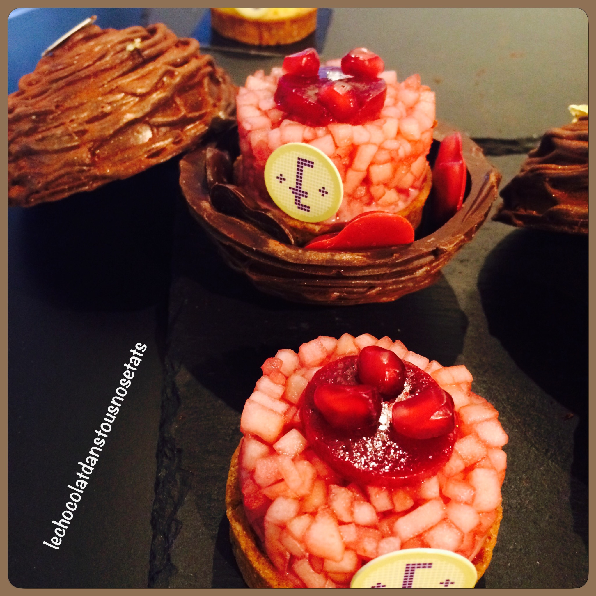 Les nids d’amour, Pâtisserie EUGENE, Paris Le Chocolat dans tous nos