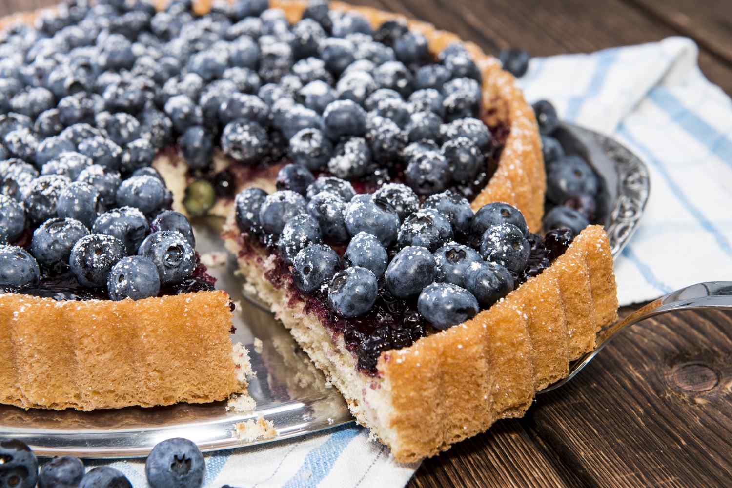 Kokoskuchen mit Heidelbeeren Leckere Rezepte zum Kochen und Backen