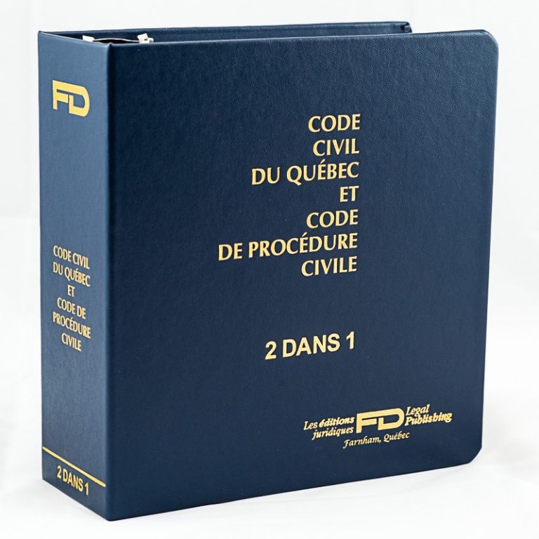 Code civil du Québec et Code de procédure civile (2 dans 1) Services