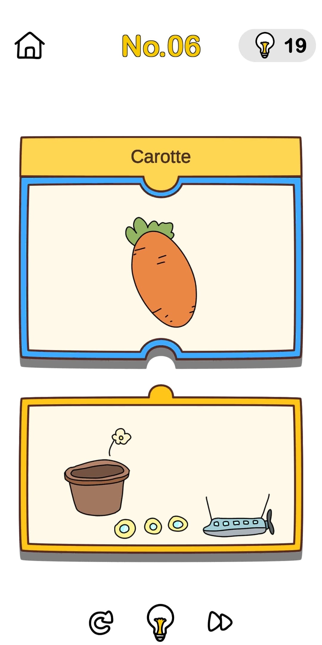 Solution et Réponse Brain outDéfi “Programme de farces” Niveau 6