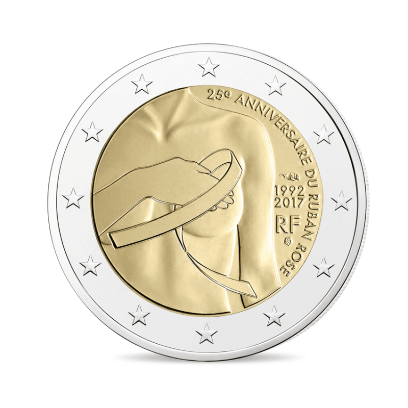 2 Euro France 2017 Cancer du Sein Le Comptoir de l'Euro
