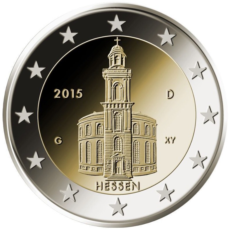 2 Euro Allemagne 2015 Saint Paul Le Comptoir de l'Euro