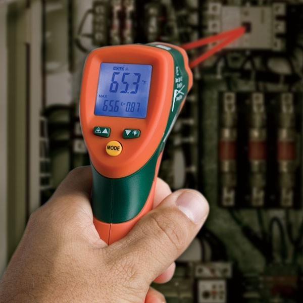 Extech 42512 Dual Laser InfraRed Thermometer Leda Electronics
