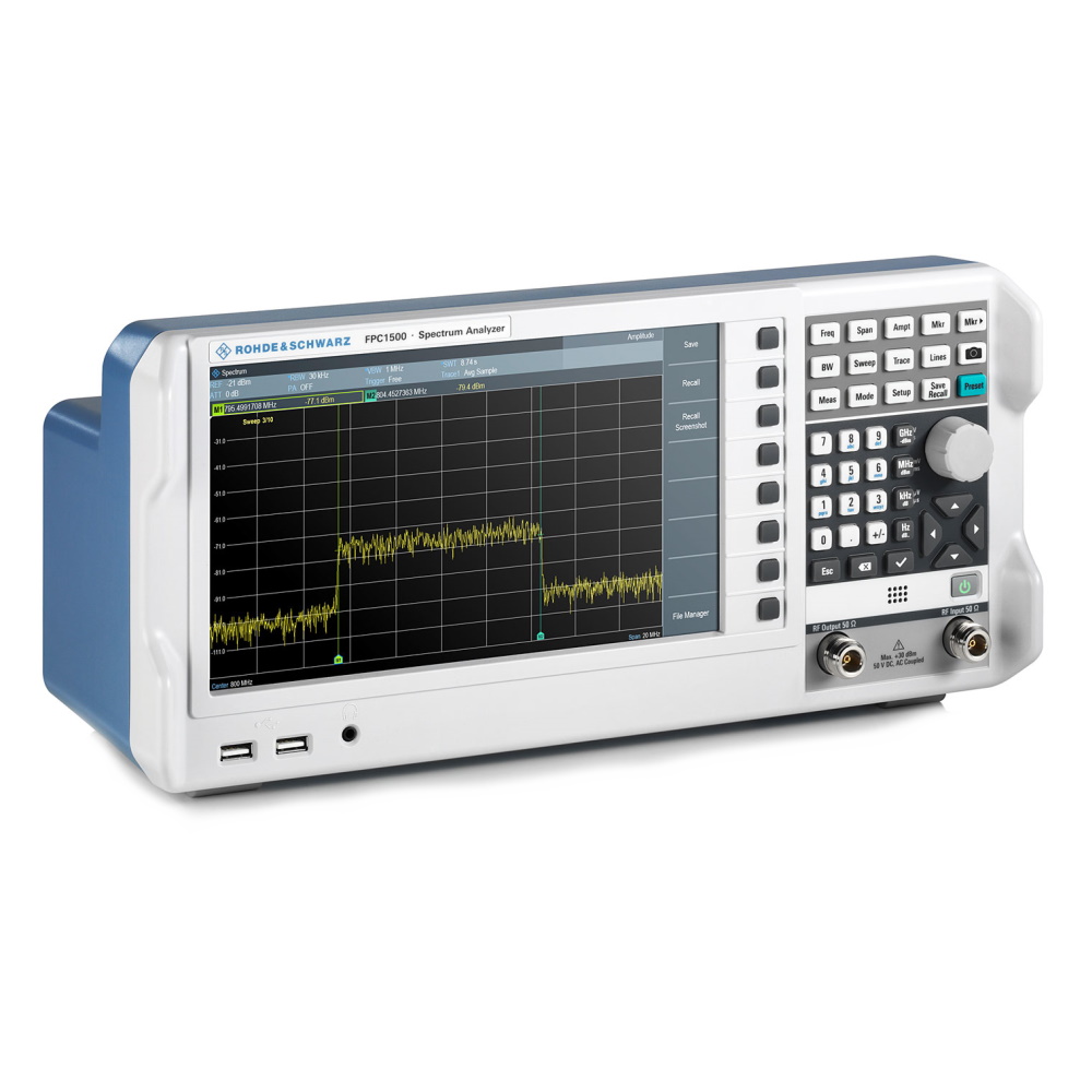 R&S FPC Spectrum Analyzer 5 kHz to 1 GHz, 2 GHz or 3 GHz