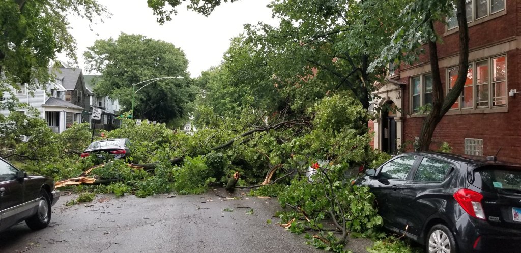 TornadoStrength Storm Caused 'Numerous' Fires, Downed Trees And