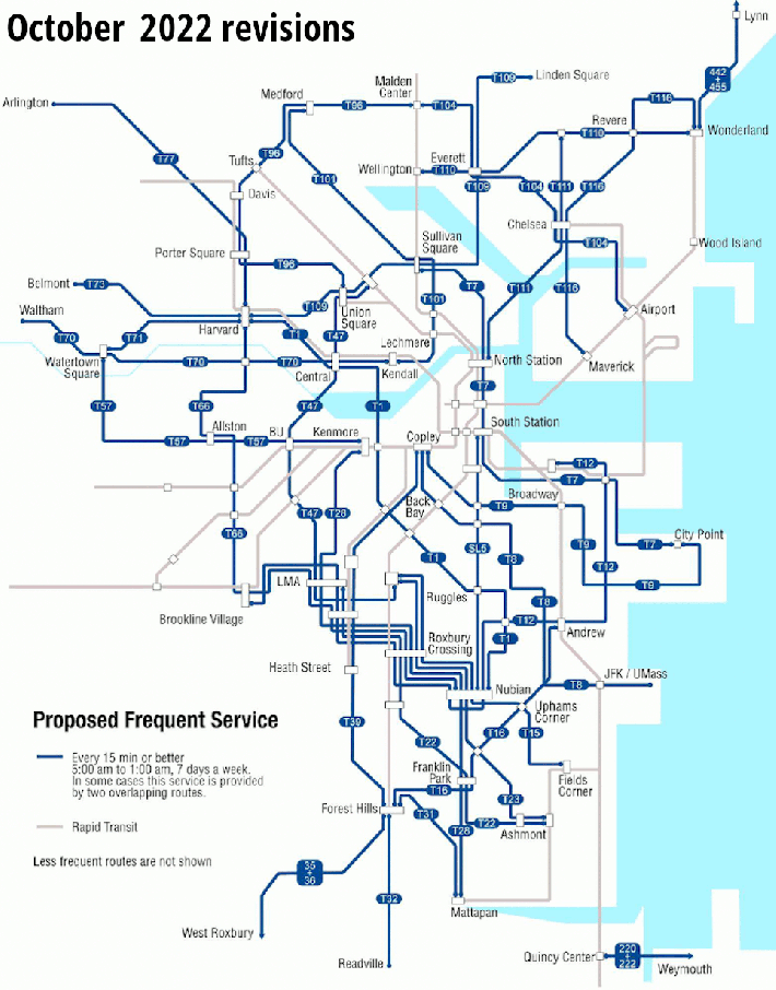 T Releases New Bus Network Redesign Map Based on Rider Feedback