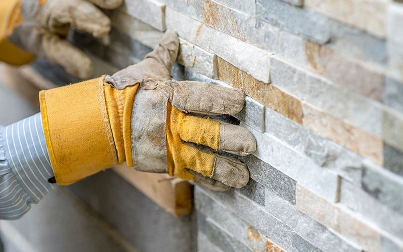 How to Install Stacked Stone or Ledge Stone Top Source Slate