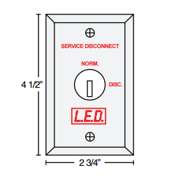 Disconnect Switch - LED Inc.