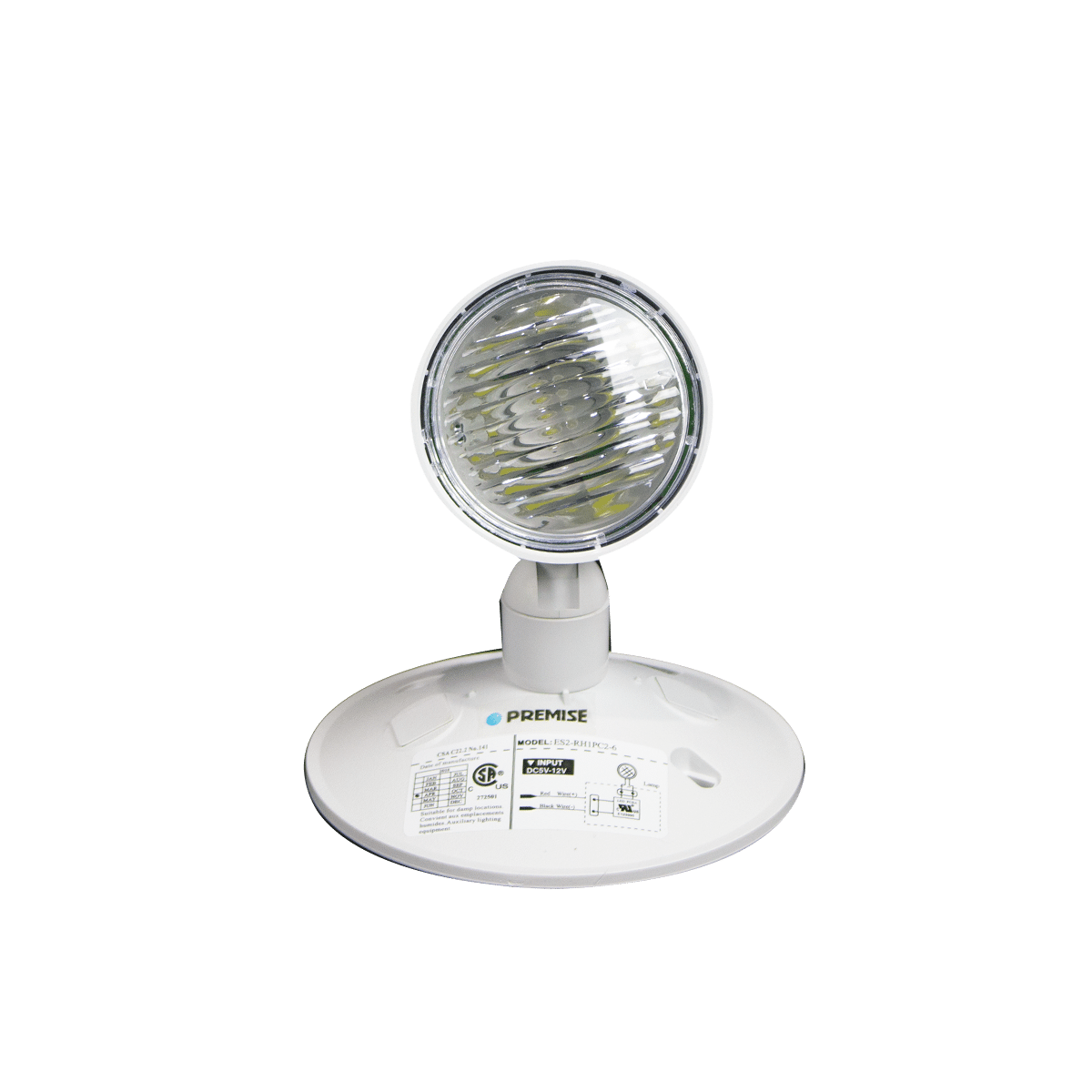 Single Remote Head Emergency Light LED Lights Canada