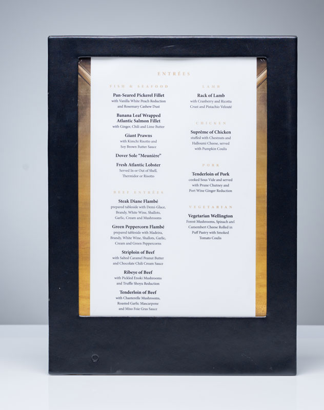 Design Studio Custom Designed LED Backlit Menus