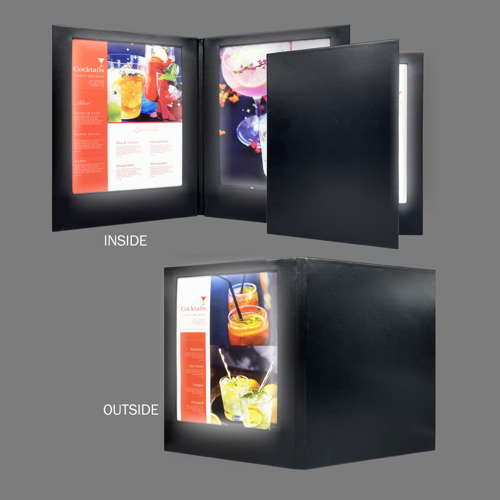 LED Menus Lights for Sale Custom & Stock LED Menu Light