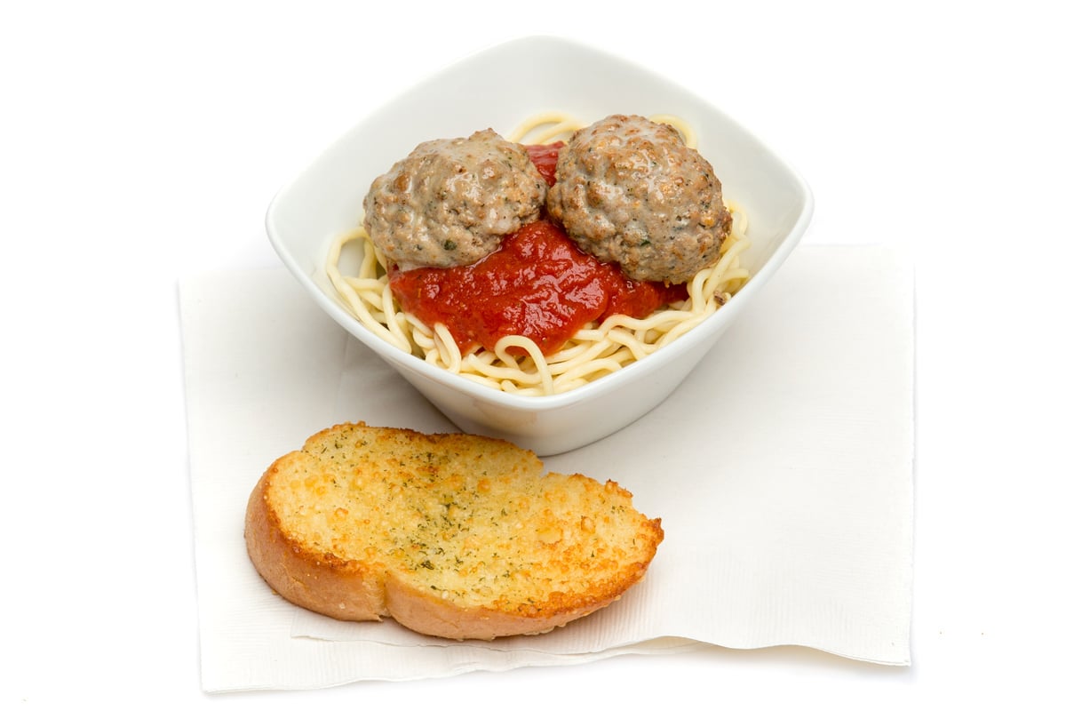 Kids Entree Spaghetti W/ Meatballs Ledo Pizza