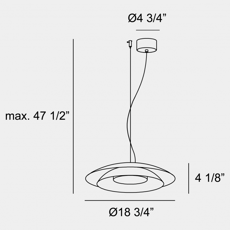 Noway pendant lamp LedsC4 USA