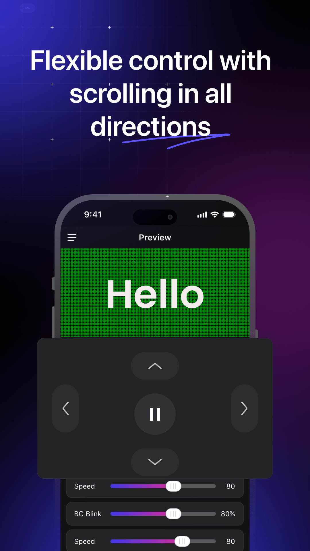 LED Scroller Turn Your Phone into a Portable LED Sign