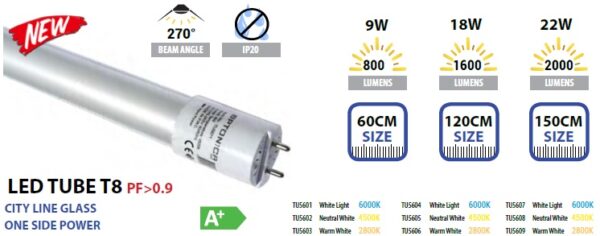 Led Cijev T8 120cm 18w Ledshop