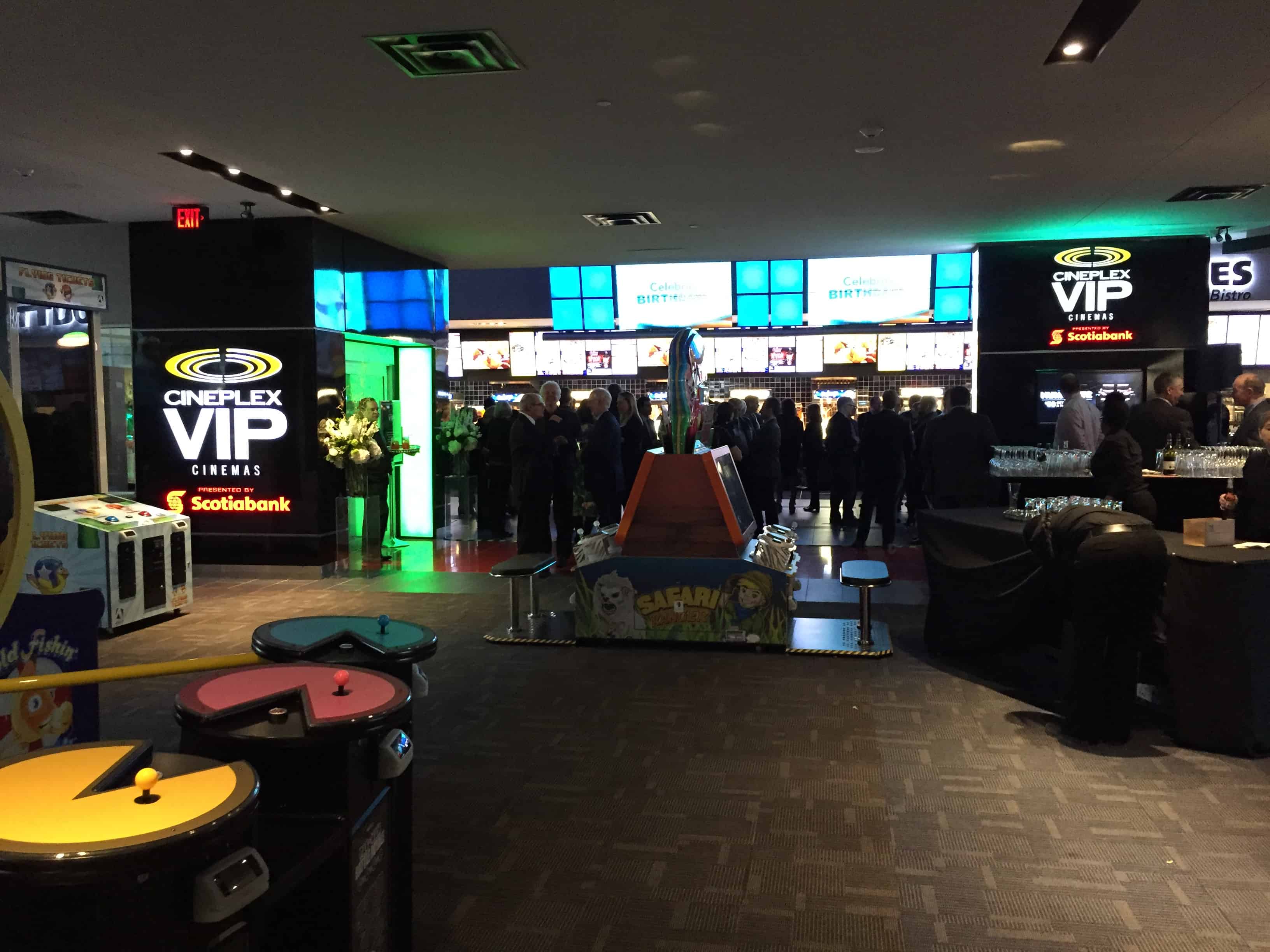 Custom signs and LED lighting completed for Cineplex Markham