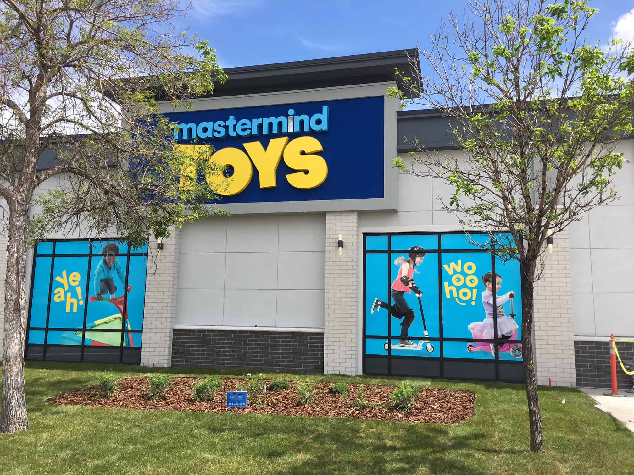 Large LED Channel Letters for Mastermind Toys Winnipeg