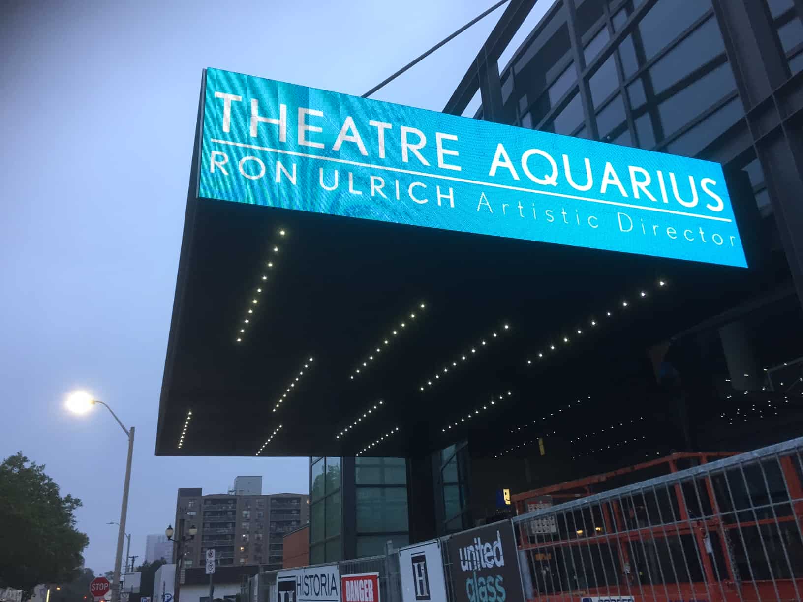Theatre Aquarius Hamilton Special LED Video Screen Fabrication and