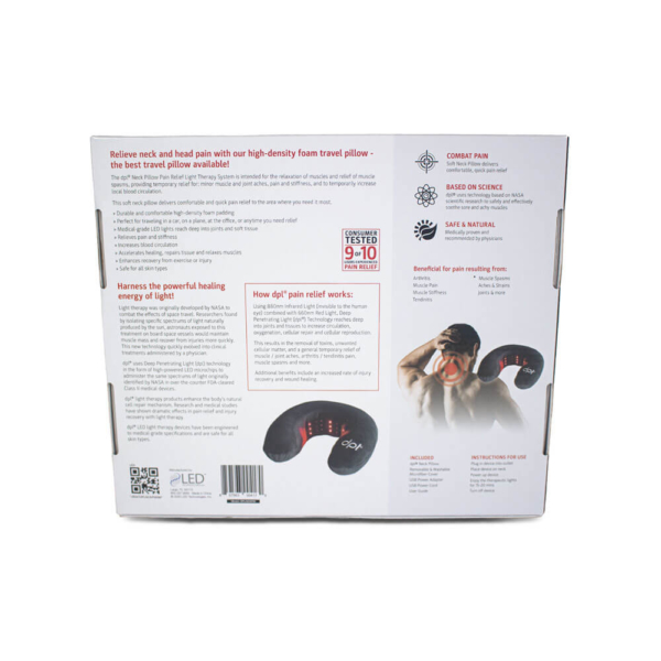 dpl® Light Therapy Neck Pillow For Pain Relief & Comfort