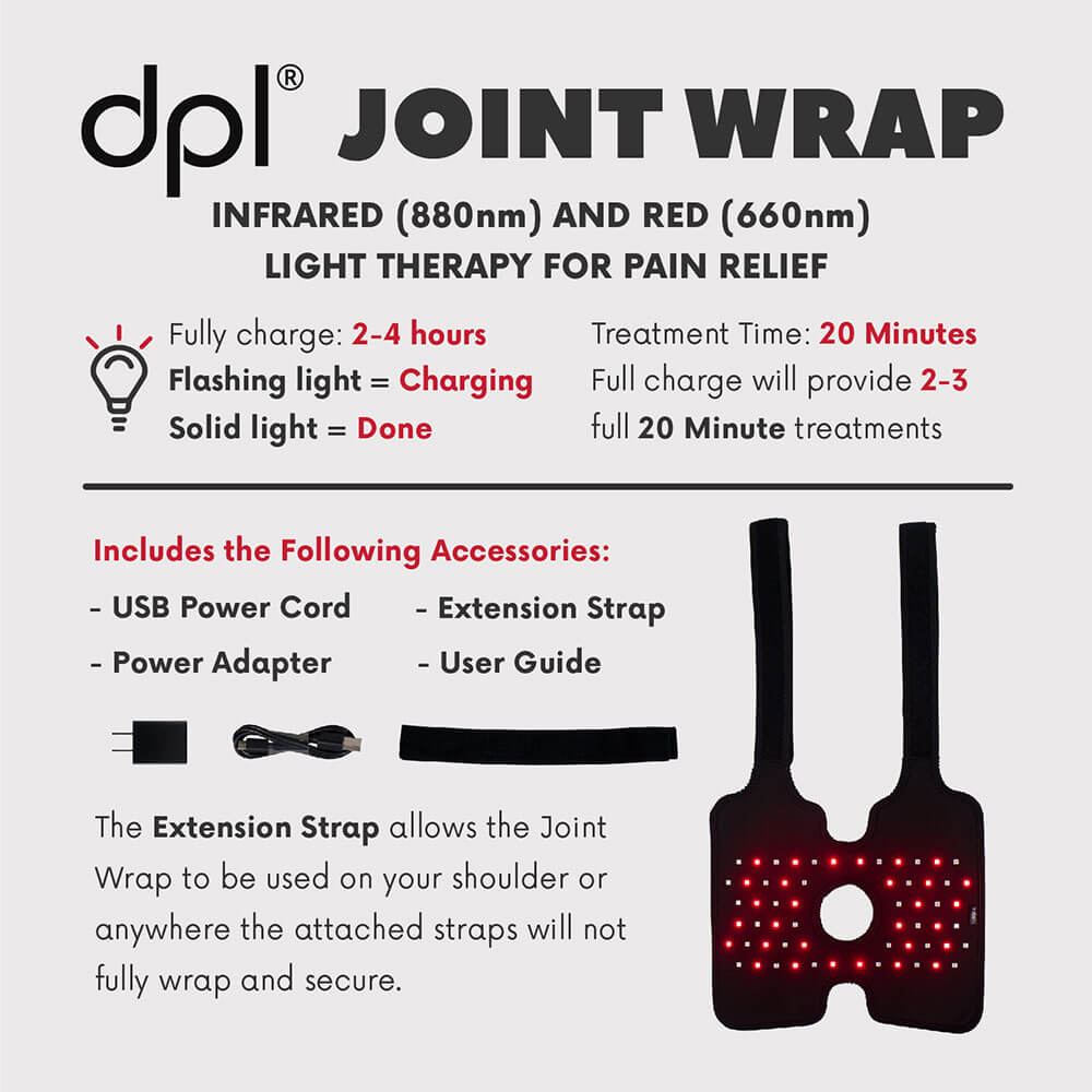 dpl® Joint Wrap for Pain Relief Infrared Light Therapy