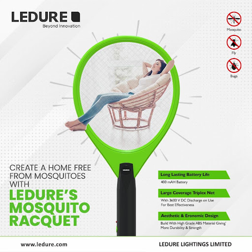Create a Home Free from Mosquitoes with Ledure’s Mosquito Racquet