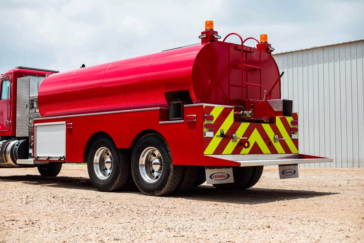 Fire Tender Ledwell Custom Tanker Fire Trucks