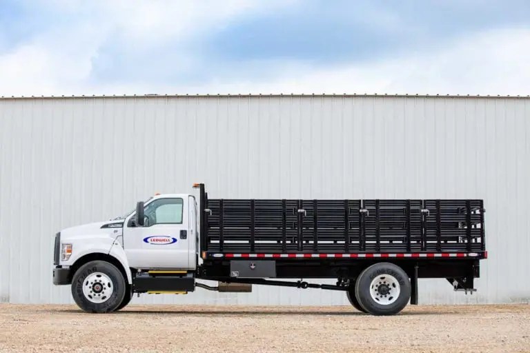 Stake Bed Trucks Haul Heavy Loads with a Ledwell Stake Bed Truck