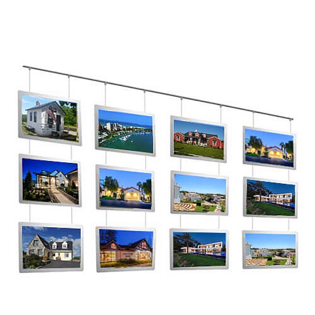 12pcs A3 new Christmas a3 a4 Real Estate window display ideascable