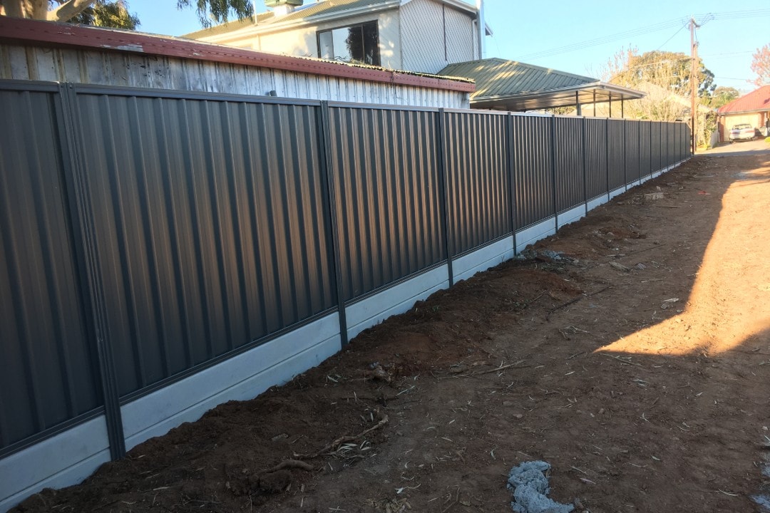 Under Fence Concrete Plinth Lee Benson Fencing